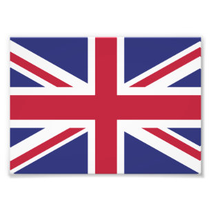 Patriotic United Kingdom Flag Photo Print