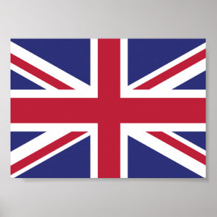 Patriotic United Kingdom Flag Poster
