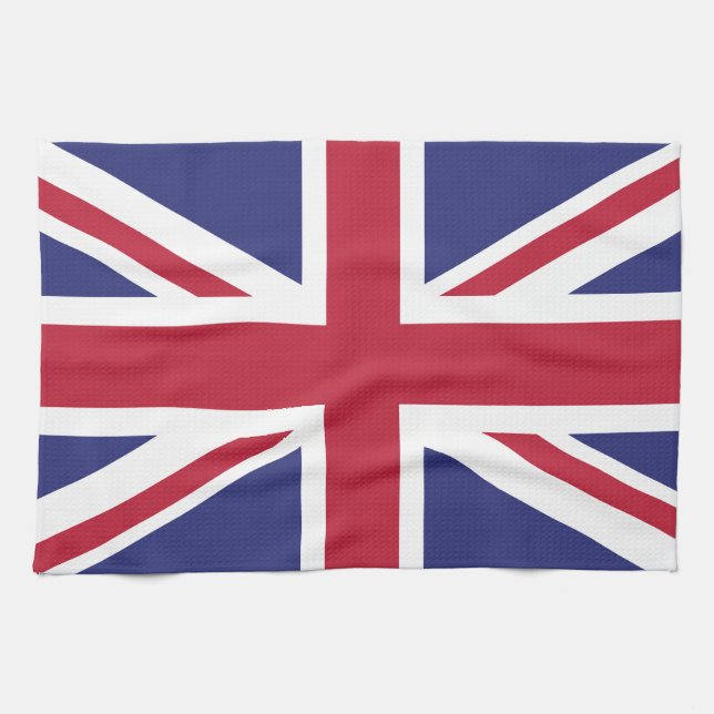 Patriotic United Kingdom Flag Tea Towel (Horizontal)