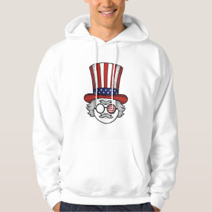 Patriotic Upside Down Top Hat Cartoon Face Vintage