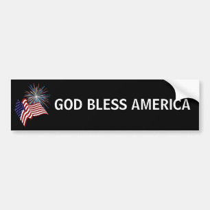 Patriotic US Bumper Sticker