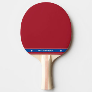 Patriotic US Military Inspired Ping Pong Paddle