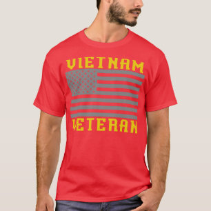 Patriotic US Soldier Proud Vietnam Veteran T-Shirt
