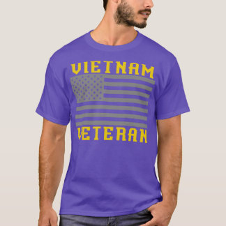 Patriotic US Soldier Proud Vietnam Veteran T-Shirt
