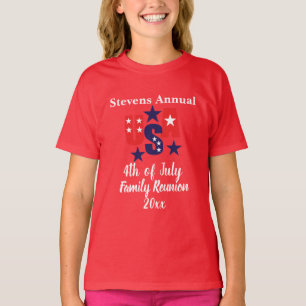Patriotic USA 4th of July Family Reunion T-Shirt