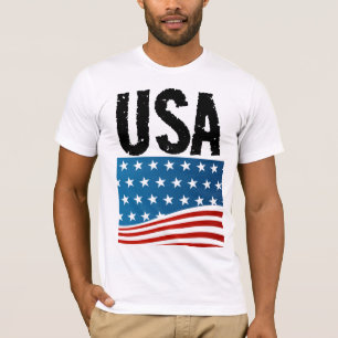 PATRIOTIC USA 4th of July Mens T-SHIRT