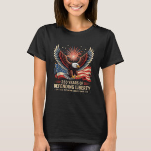 Patriotic Usa Army Us Military Parade 250th Annive T-Shirt