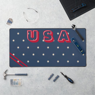 Patriotic USA Desk Mat