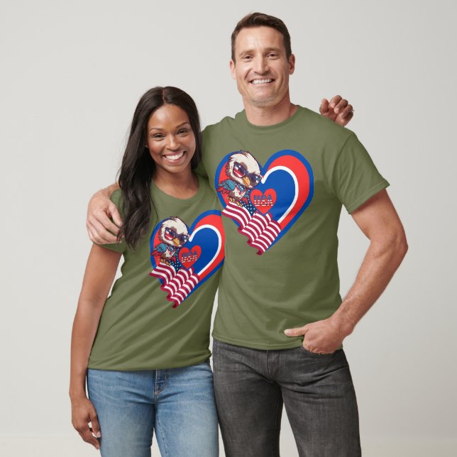 patriotic USA eagle T-Shirt (Unisex)