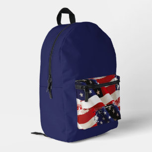 Patriotic USA Flag Backpack