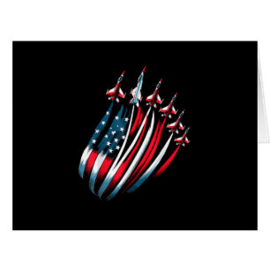 Patriotic USA Flag Fighter Jets Boys 4th of July