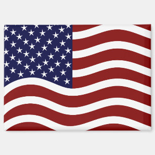 Patriotic USA flag magnet for any surface