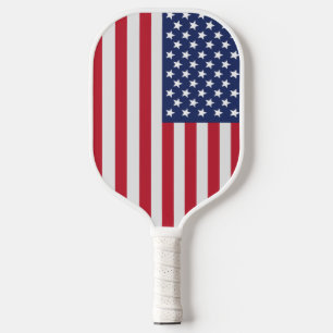 Patriotic USA Flag Pickleball Paddle – American