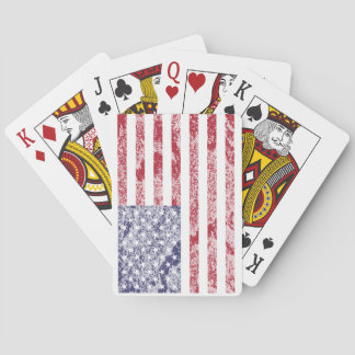 Patriotic USA Flag Playing Cards