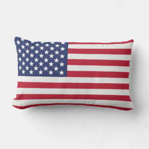 Patriotic USA Flag Throw Pillow – American Pride