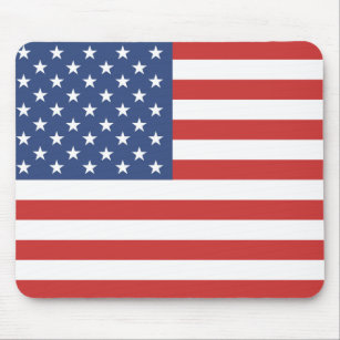 Patriotic USA flag United States Mouse Pad