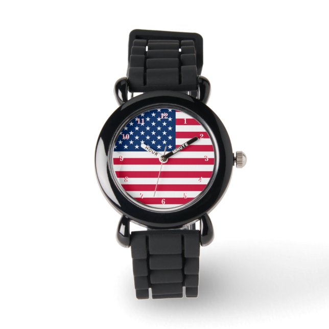 Patriotic USA Flag Watch (Front)
