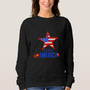 Patriotic Usa - God Bless America Sweatshirt