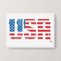 Patriotic USA in Red, White, and Blue