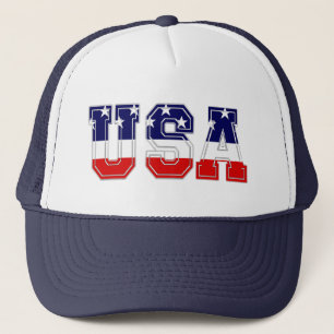 Patriotic USA Stars and Stripes Trucker Hat