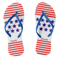 Patriotic USA Stars and Stripes with Name