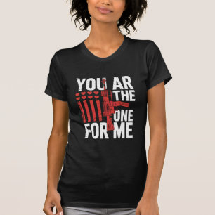 Patriotic Valentine Shirt for Him You Are The One 