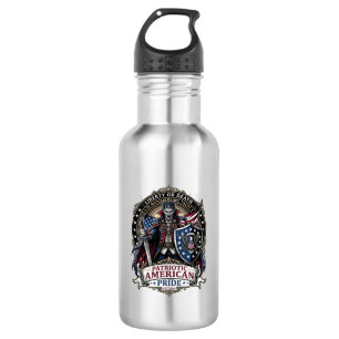 Patriotic Vampire Liberty Lord Horror Monster Patr 532 Ml Water Bottle