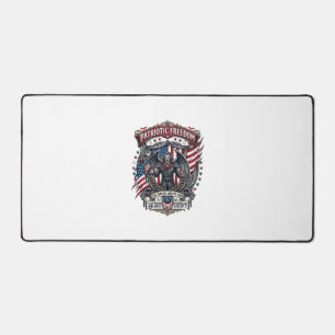 Patriotic Vampire Liberty Lord Horror Monster Patr Desk Mat