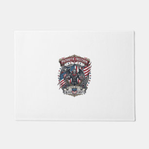 Patriotic Vampire Liberty Lord Horror Monster Patr Doormat