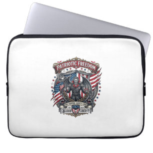 Patriotic Vampire Liberty Lord Horror Monster Patr Laptop Sleeve