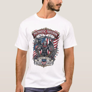 Patriotic Vampire Liberty Lord Horror Monster Patr T-Shirt