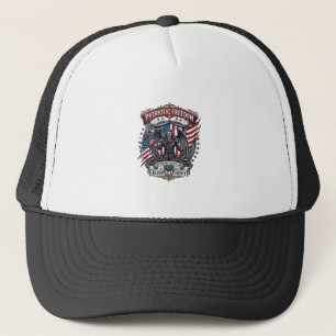 Patriotic Vampire Liberty Lord Horror Monster Patr Trucker Hat