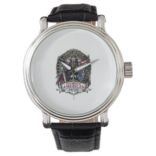 Patriotic Vampire Liberty Lord Horror Monster Patr Watch
