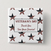 Patriotic Veteran's Day American Flag Star