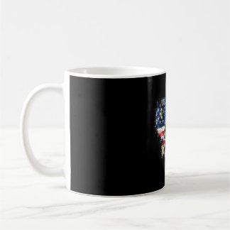 Patriotic veterans day being a veterans mama is an coffee mug