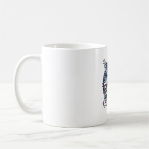 Patriotic Vinyl Collector Vector Graphic Tee Coffee Mug
