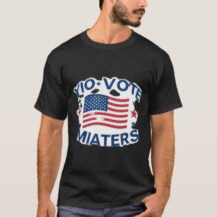 Patriotic Vote S Design With American Flag And Sta T-Shirt