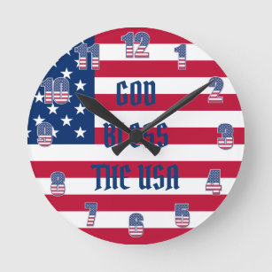 Patriotic Wall Clock
