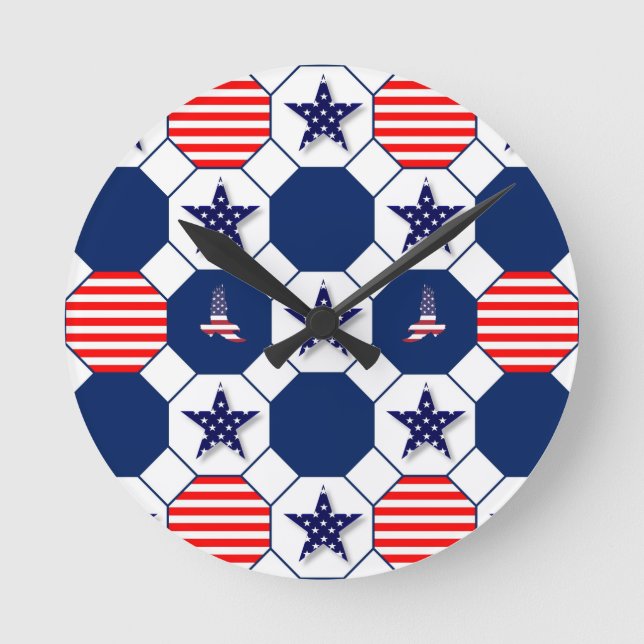 Patriotic Wall Clock (Front)