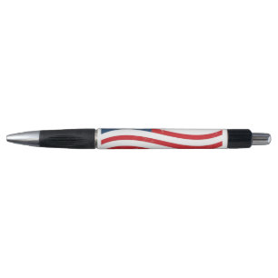 Patriotic Wave Heroic Red White Blue Pen - USA 