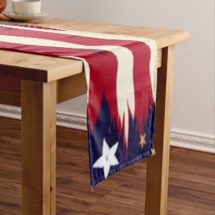 Patriotic Waves Medium Table Runner