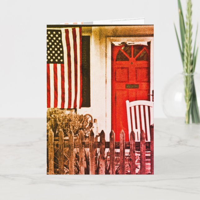 Patriotic Welcome Home Military Thank You Car (Front)