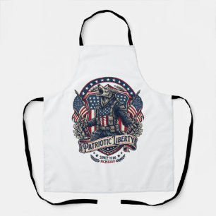 Patriotic Werewolf Patriot Horror Monster Patriot Apron