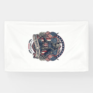 Patriotic Werewolf Patriot Horror Monster Patriot Banner