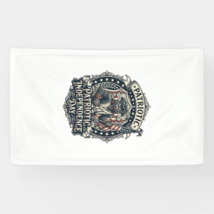 Patriotic Werewolf Patriot Horror Monster Patriot Banner