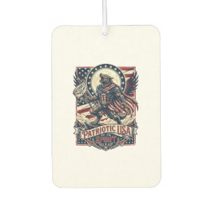 Patriotic Werewolf Patriot Horror Monster Patriot Car Air Freshener