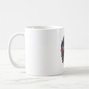 Patriotic Werewolf Patriot Horror Monster Patriot Coffee Mug