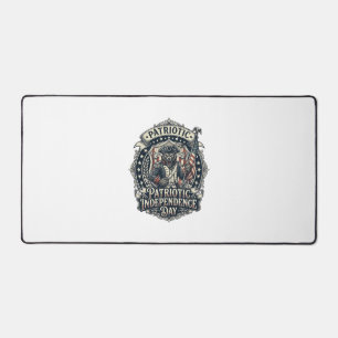 Patriotic Werewolf Patriot Horror Monster Patriot Desk Mat