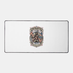 Patriotic Werewolf Patriot Horror Monster Patriot Desk Mat