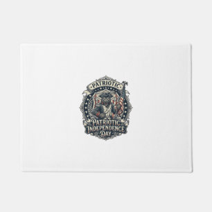 Patriotic Werewolf Patriot Horror Monster Patriot Doormat